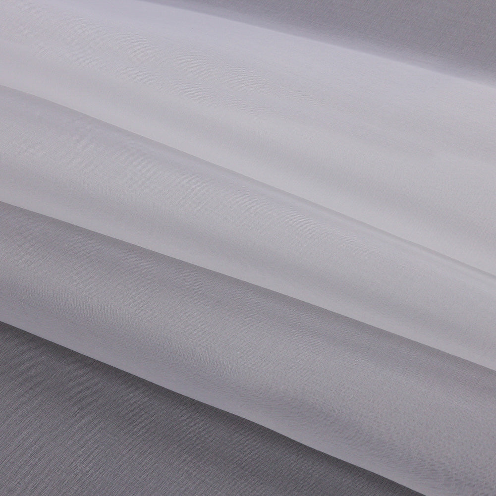 Silk Organza 44" - Bright White - Premium Collection