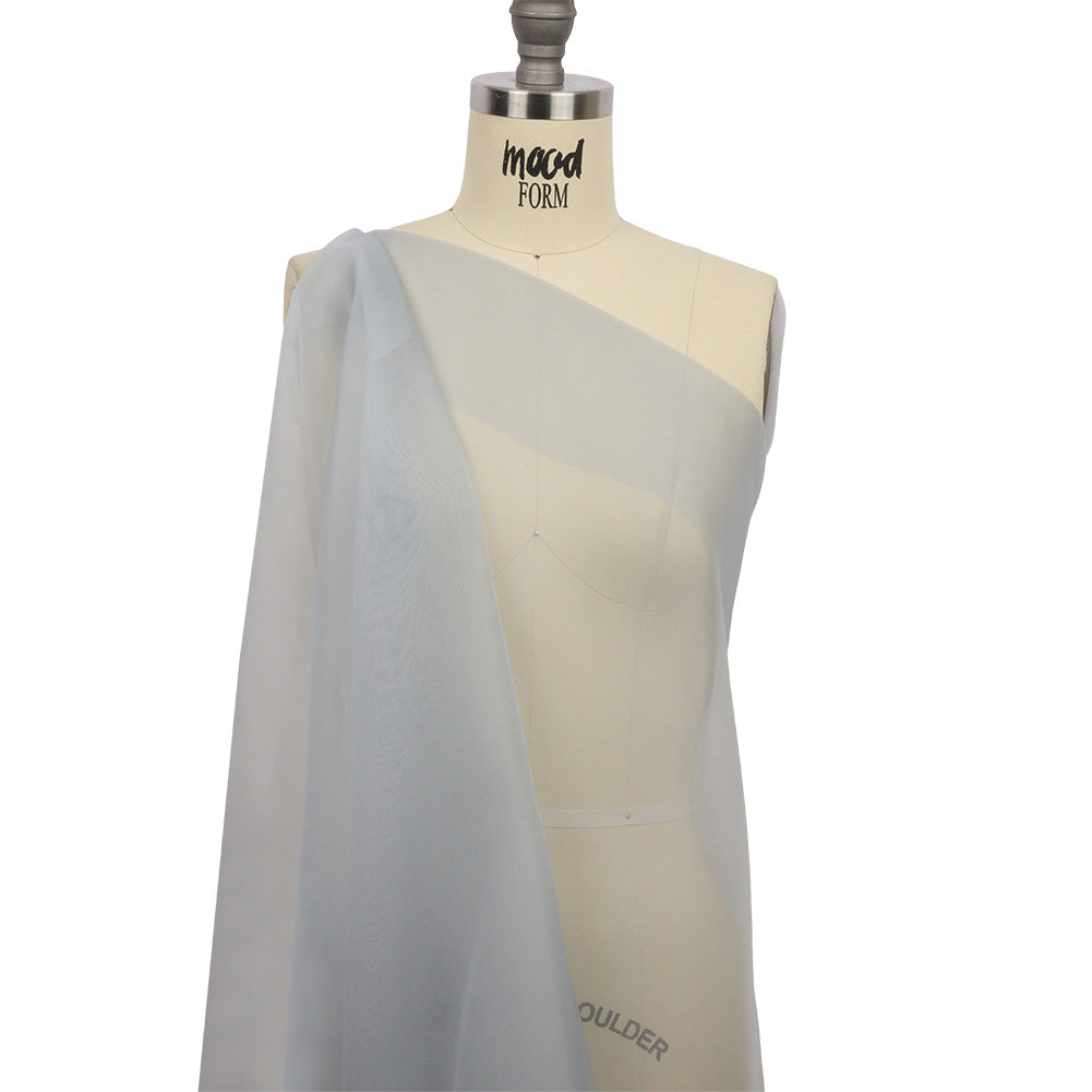 Silk Organza 44" - Gray Dawn - Premium Collection