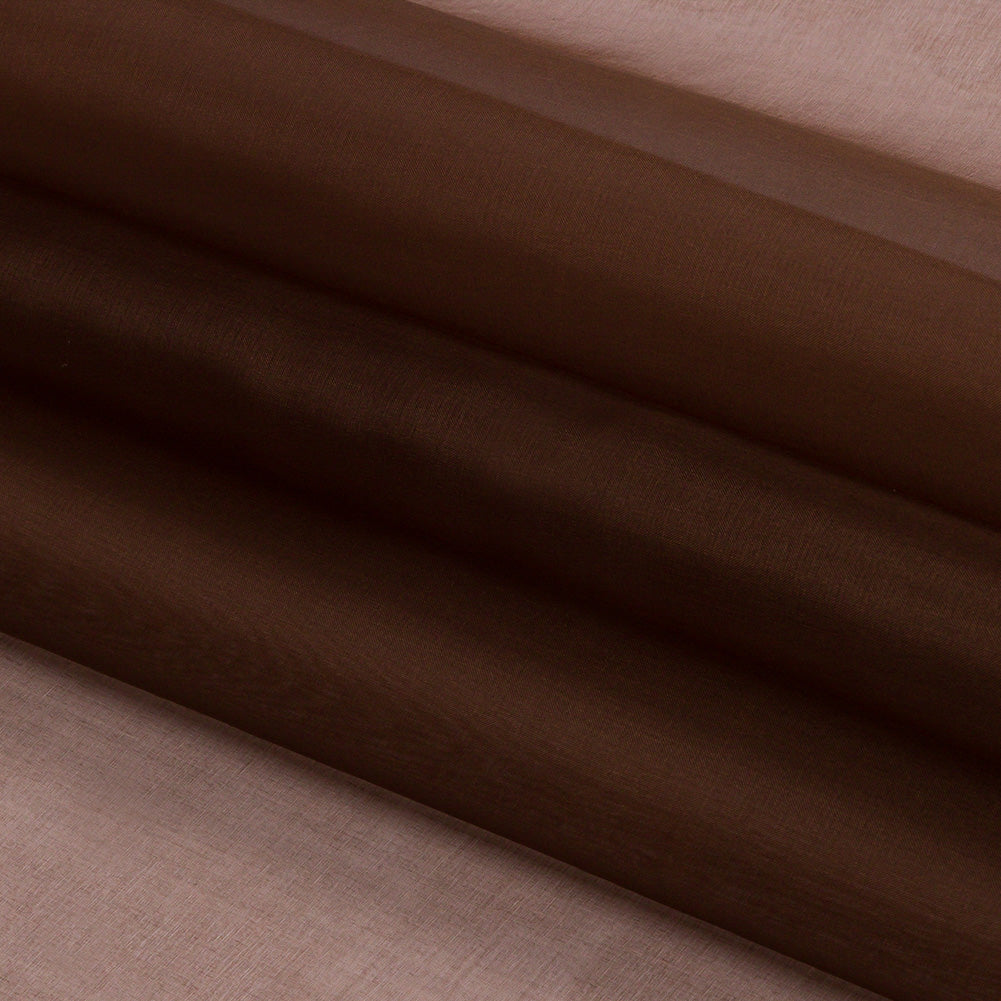 Silk Organza 44" - Chocolate - Premium Collection
