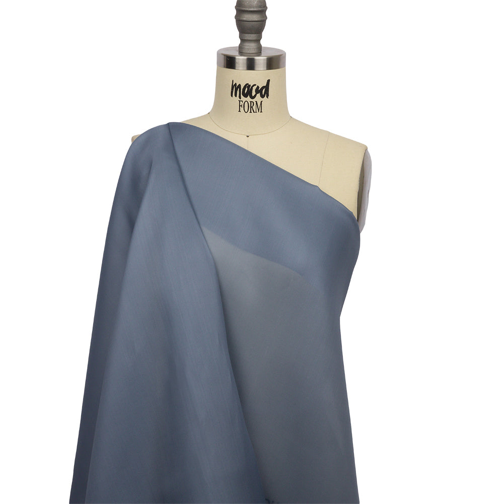 Silk Satin-Face Organza 54" - Infinity Blue - Premium Collection