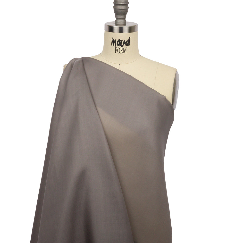 Silk Satin-Face Organza 54" - Dark Silver - Premium Collection