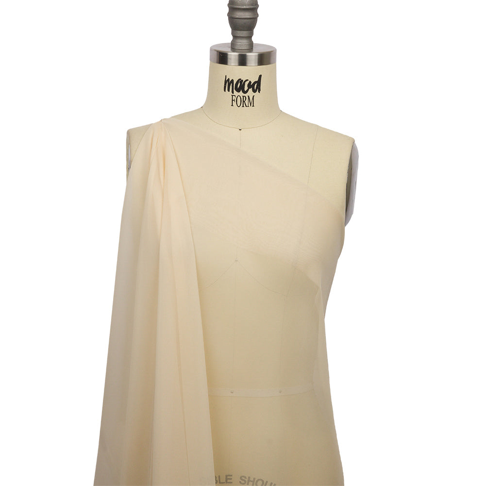 Silk Chiffon 44" - Tapioca - Premium Collection