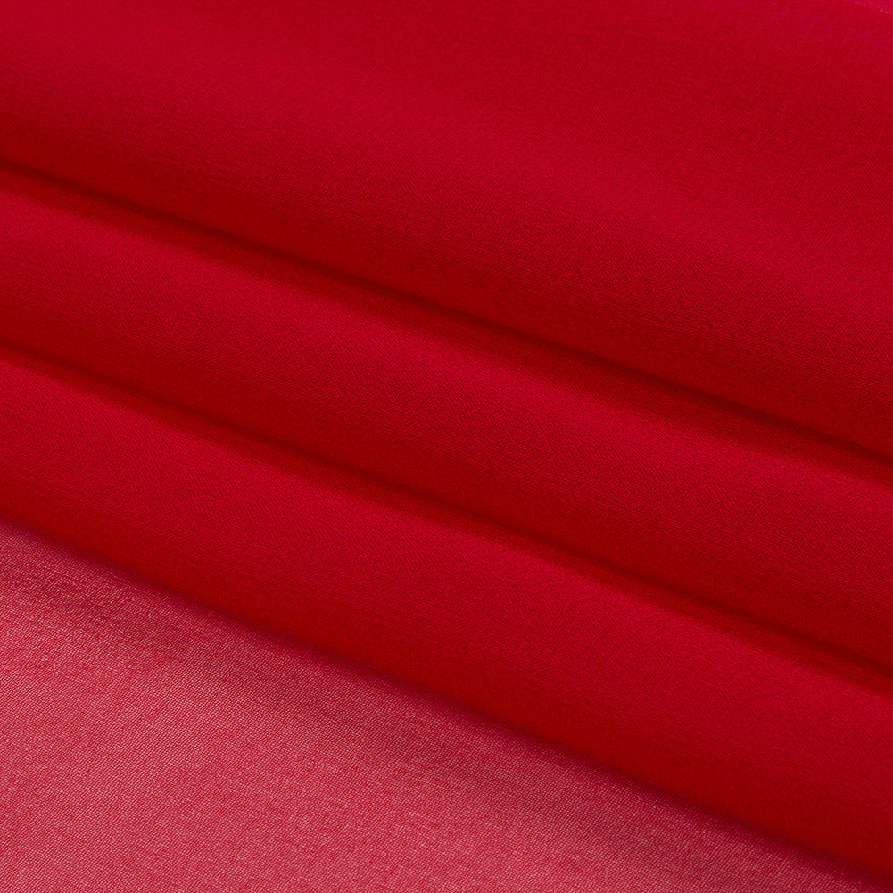 Silk Chiffon 44" - Red - Premium Collection