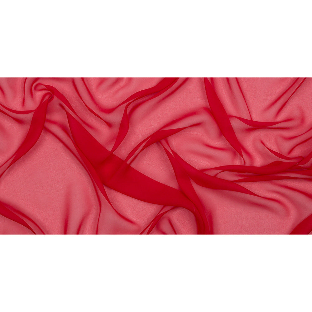 Silk Chiffon 44" - Red - Premium Collection
