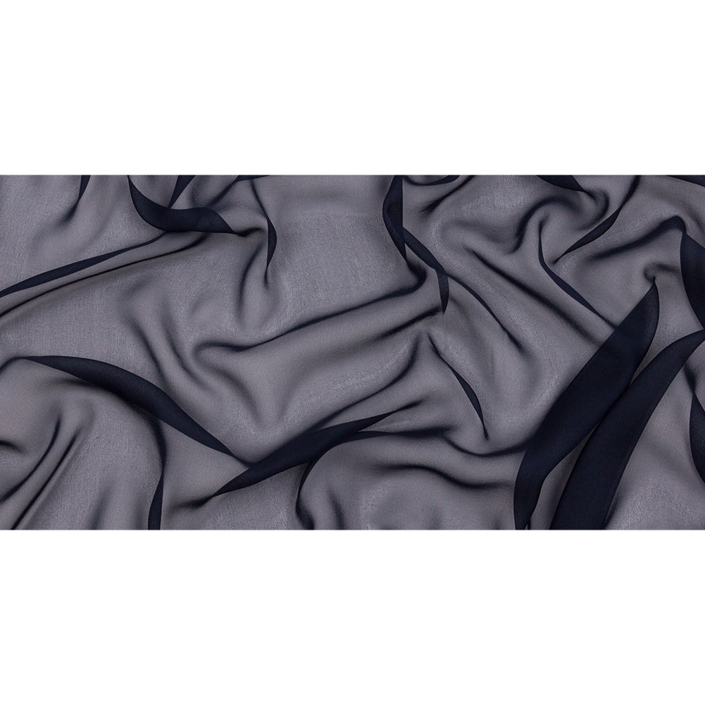 Silk Chiffon 44" - Navy - Premium Collection