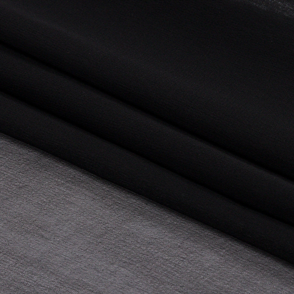 Silk Chiffon 44" - Black - Premium Collection