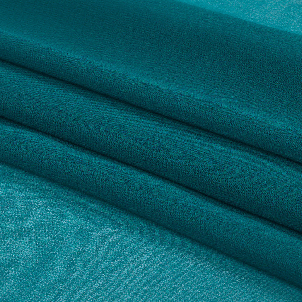 Silk Chiffon 44" - Deep Teal - Premium Collection