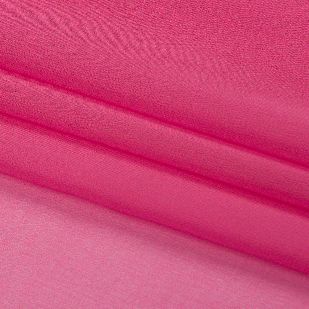Silk Chiffon 54" - Carmine Rose - Premium Collection