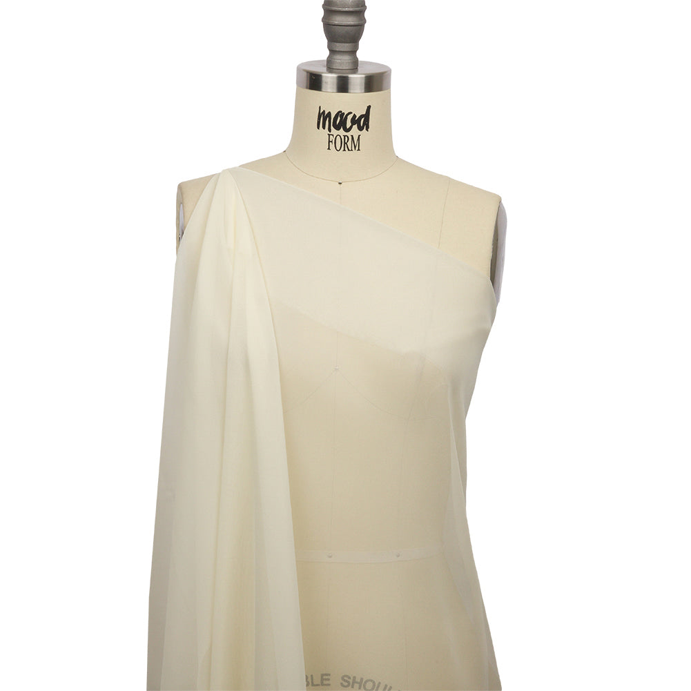 Silk Chiffon 54" - Pale Yellow - Premium Collection