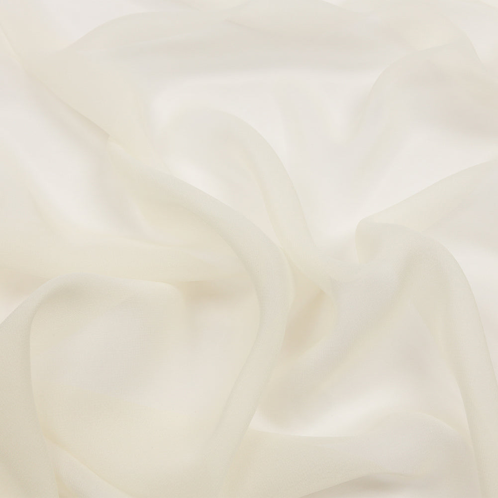 Silk Chiffon 54" - Pale Yellow - Premium Collection
