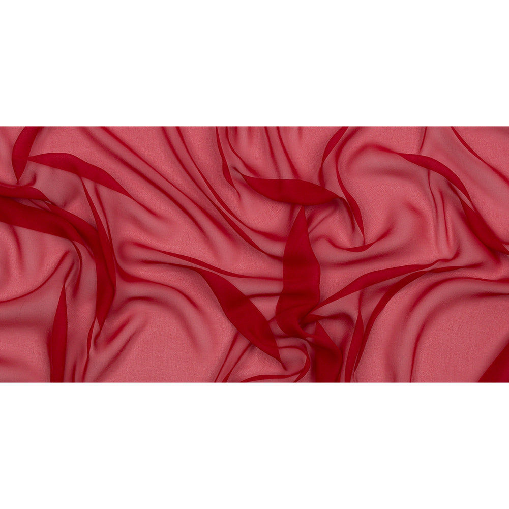 Silk Chiffon 54" - Tango Red - Premium Collection