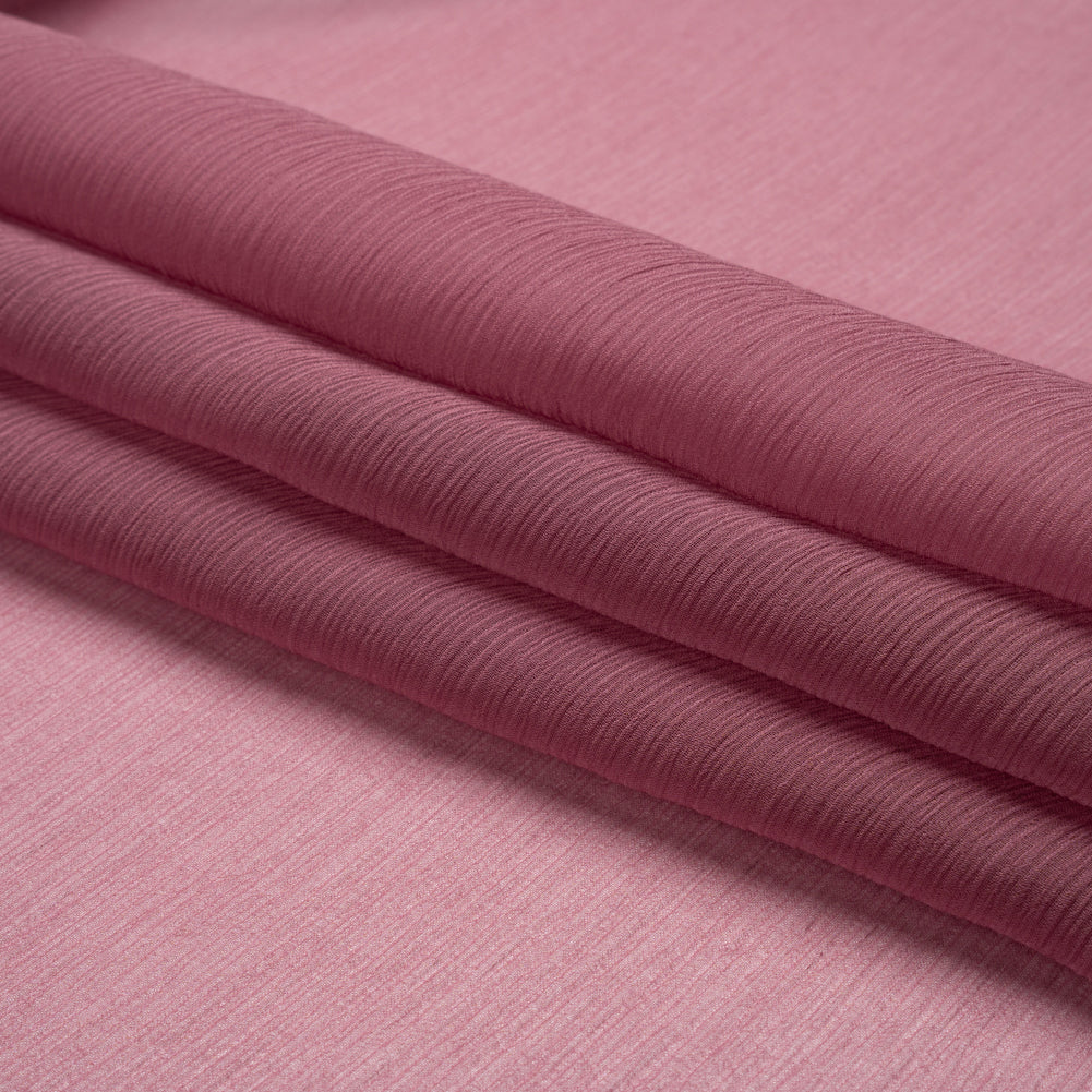 Crinkled Silk Chiffon - Crushed Berry - Premium Collection
