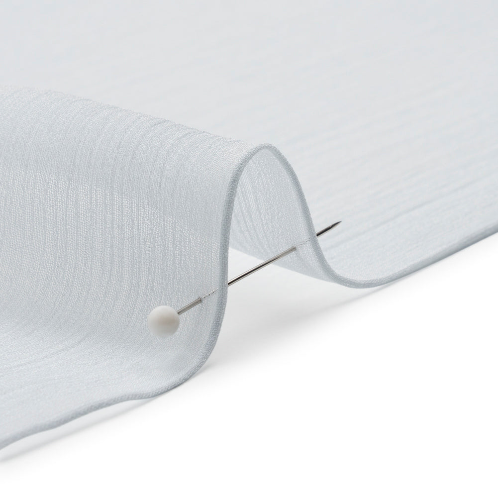 Crinkled Silk Chiffon - Gray Dawn - Premium Collection