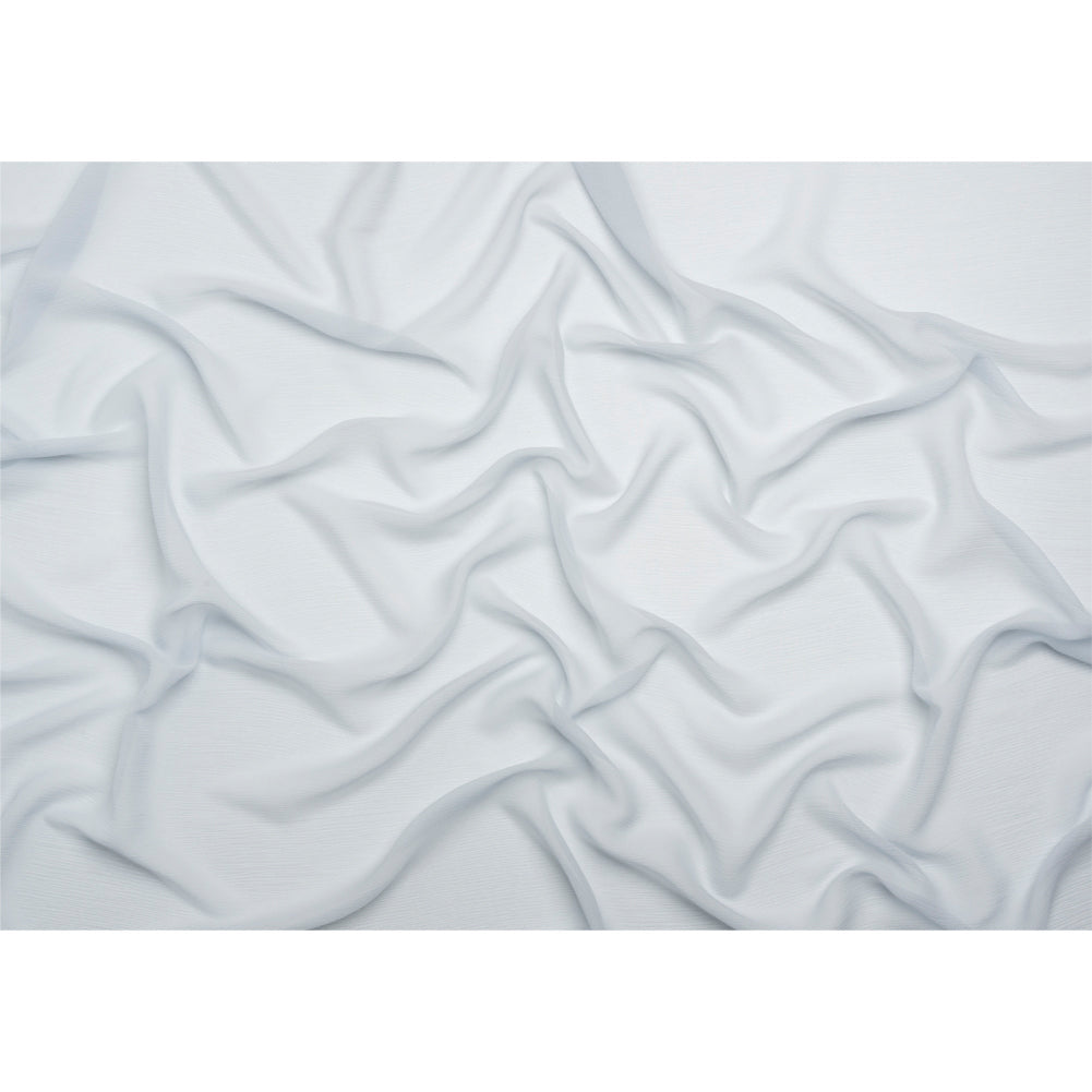 Crinkled Silk Chiffon - Gray Dawn - Premium Collection