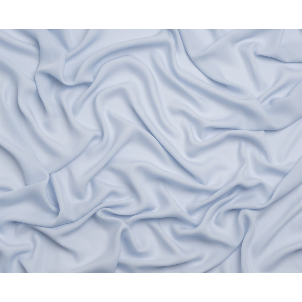 Silk Double Georgette - Icelandic Blue - Premium Collection