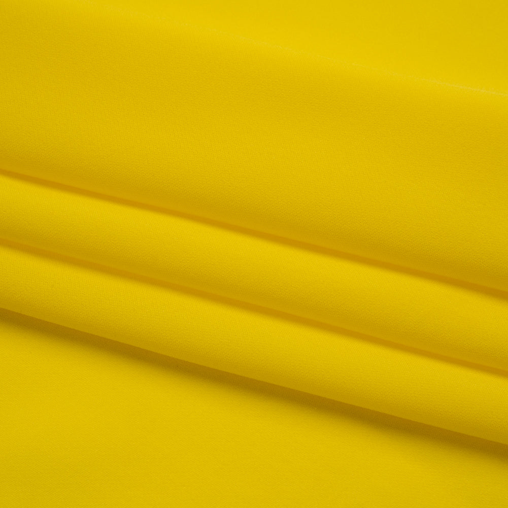 Silk Double Georgette - Buttercup Yellow - Premium Collection