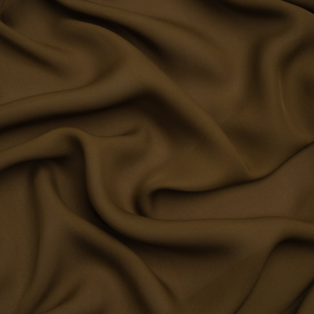 Silk Double Georgette - Fir Green - Premium Collection