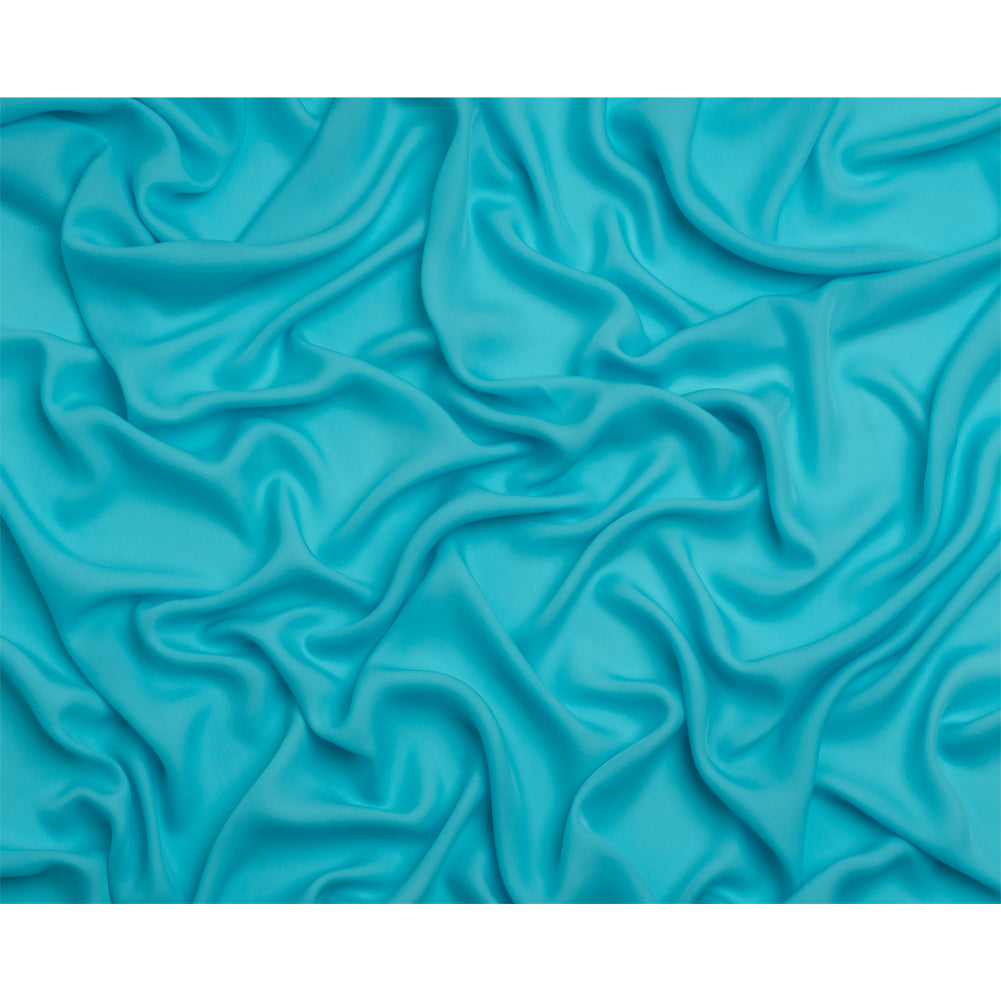 Silk Double Georgette - Angel Blue - Premium Collection