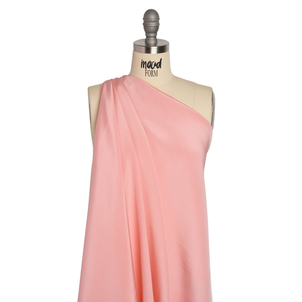 Silk 4-Ply Crepe 44" - Candy Pink - Premium Collection