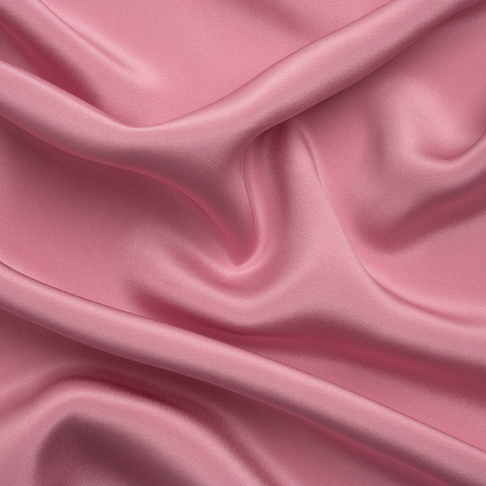 Silk 4-Ply Crepe 44" - Polignac Pink - Premium Collection