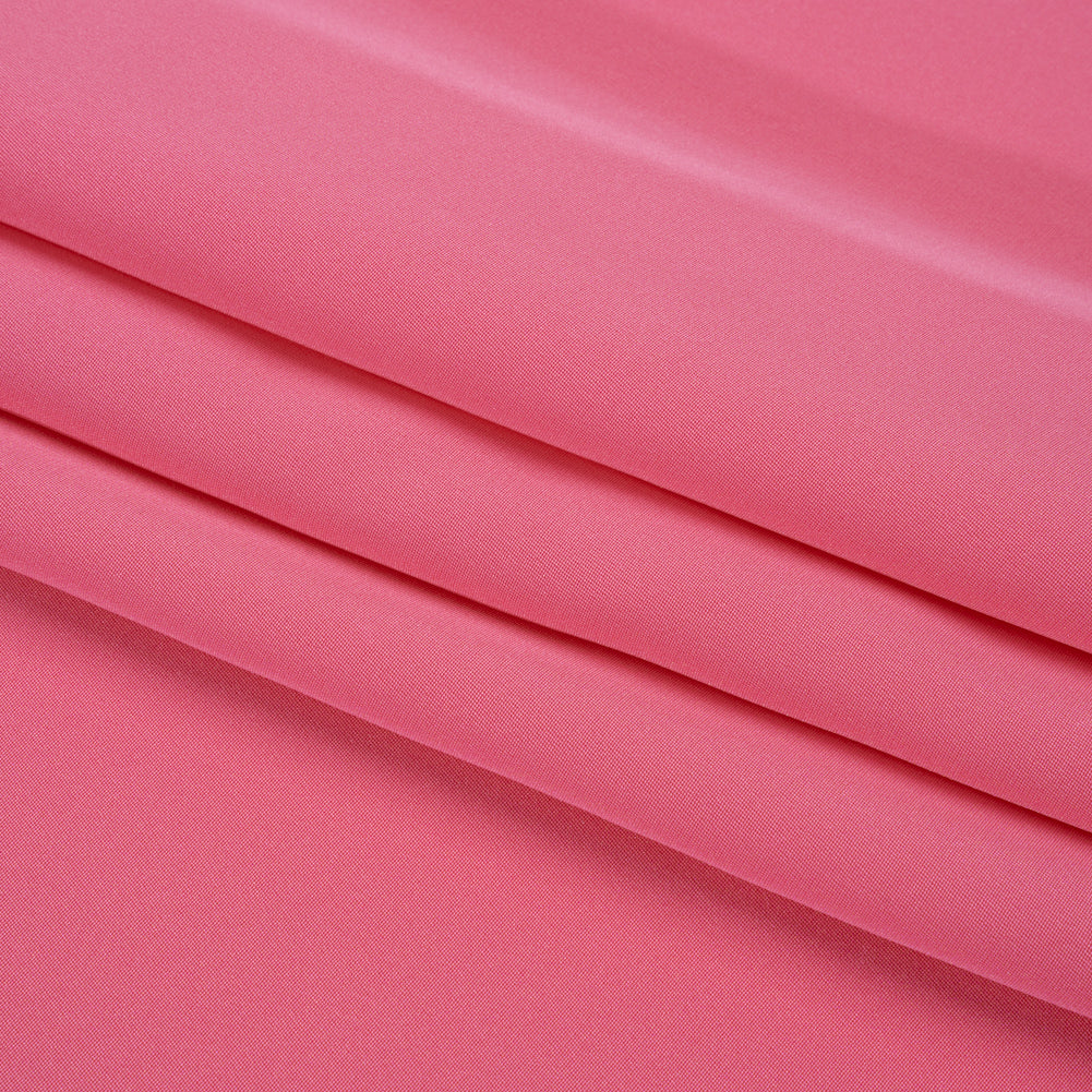 Silk 4-Ply Crepe 44" - Carmine Rose - Premium Collection