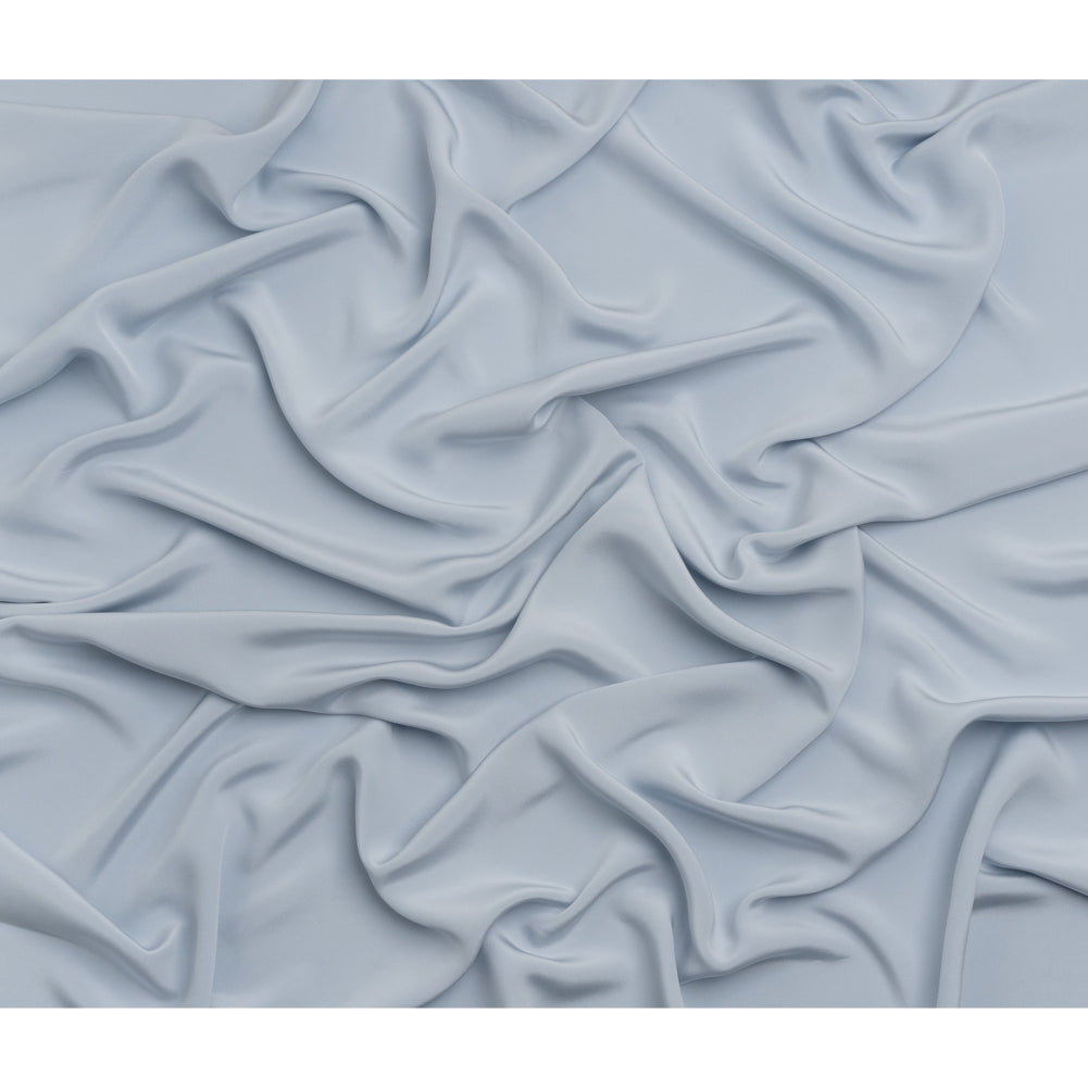 Silk 4-Ply Crepe 44" - Baby Blue - Premium Collection