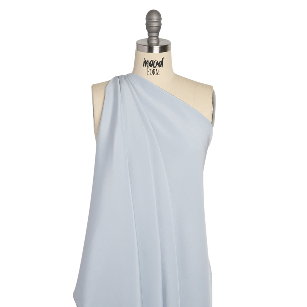 Silk 4-Ply Crepe 44" - Baby Blue - Premium Collection