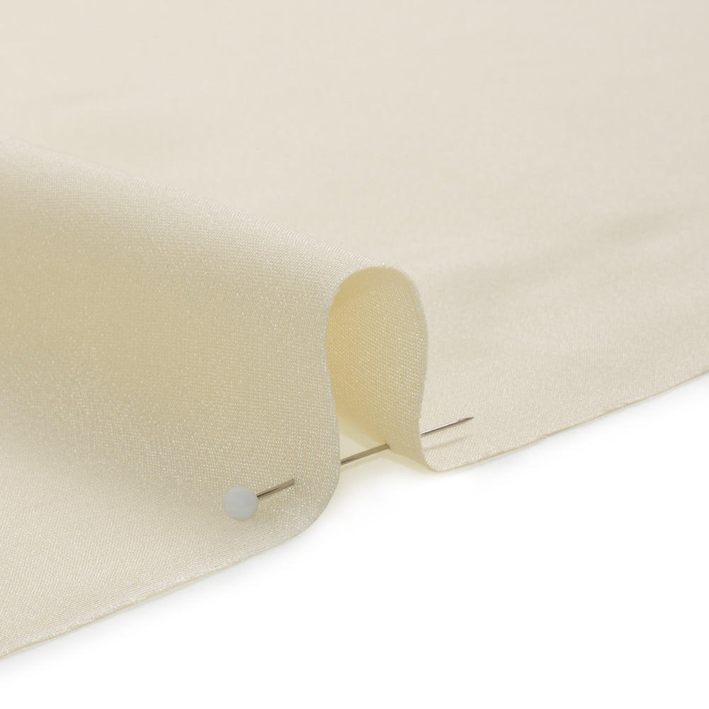 Silk 4-Ply Crepe 44" - Pale Yellow - Premium Collection