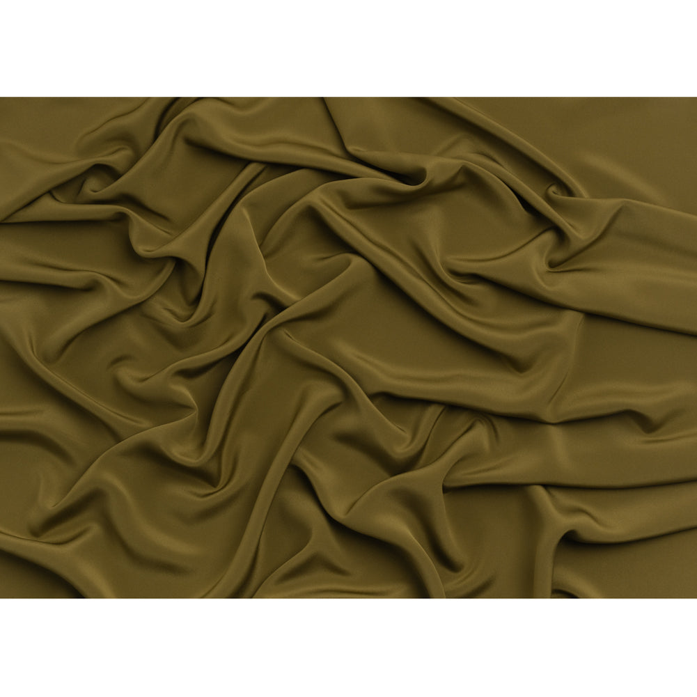 Silk 4-Ply Crepe 44" - Fir Green - Premium Collection
