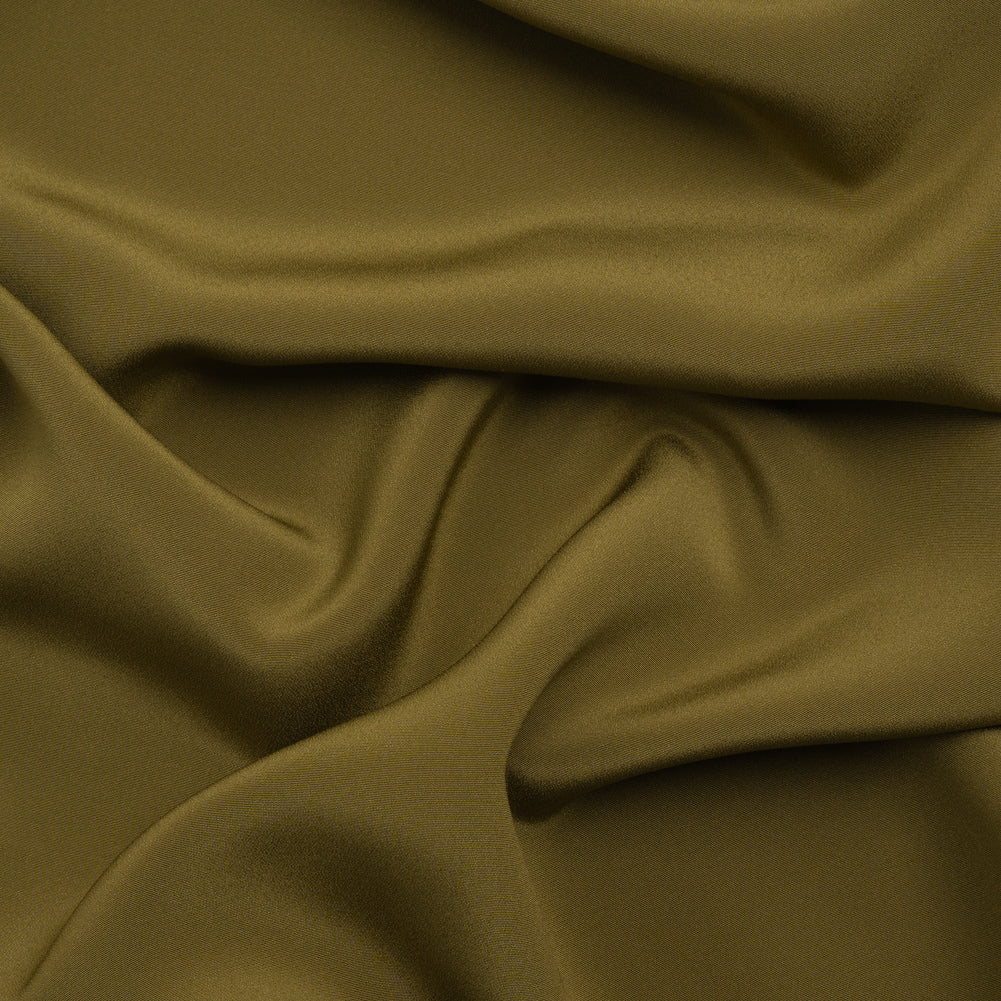 Silk 4-Ply Crepe 44" - Fir Green - Premium Collection