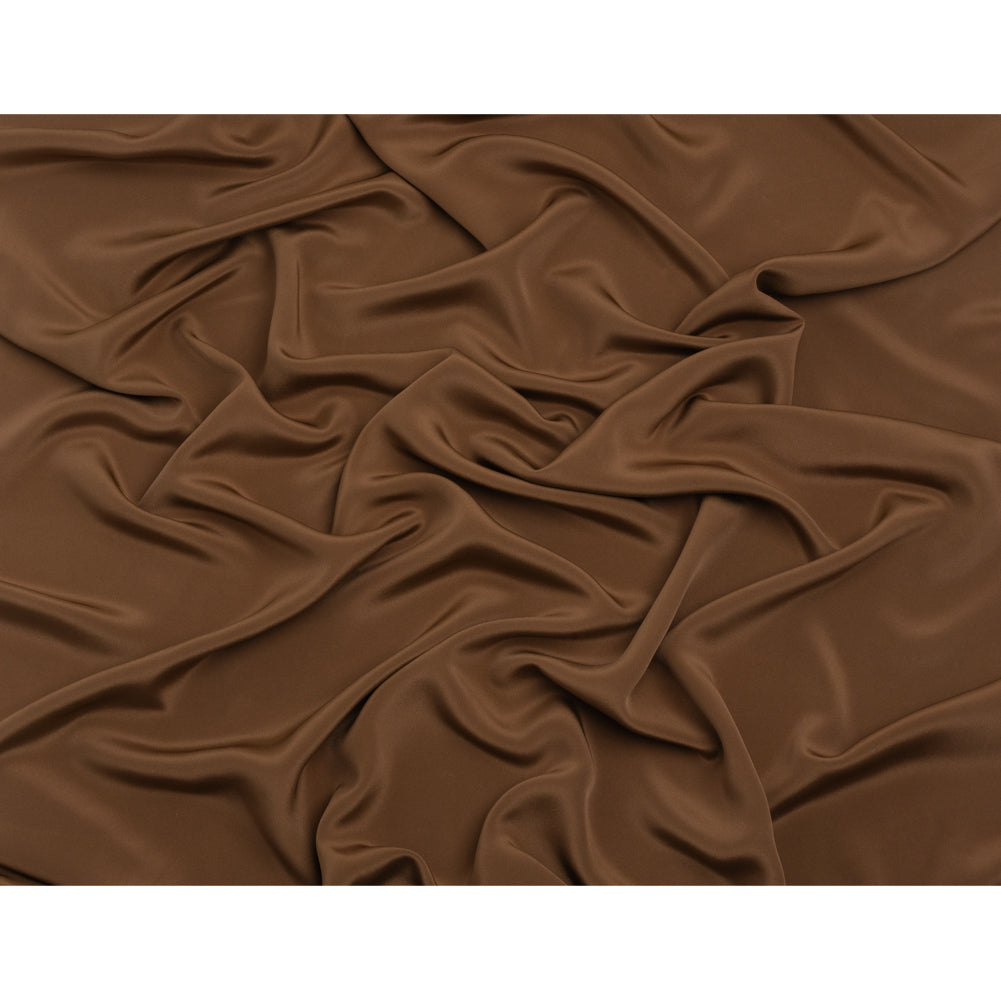 Silk 4-Ply Crepe 44" - Light Brown - Premium Collection