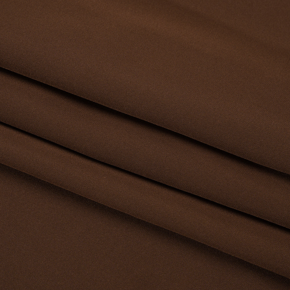 Silk 4-Ply Crepe 44" - Chocolate - Premium Collection