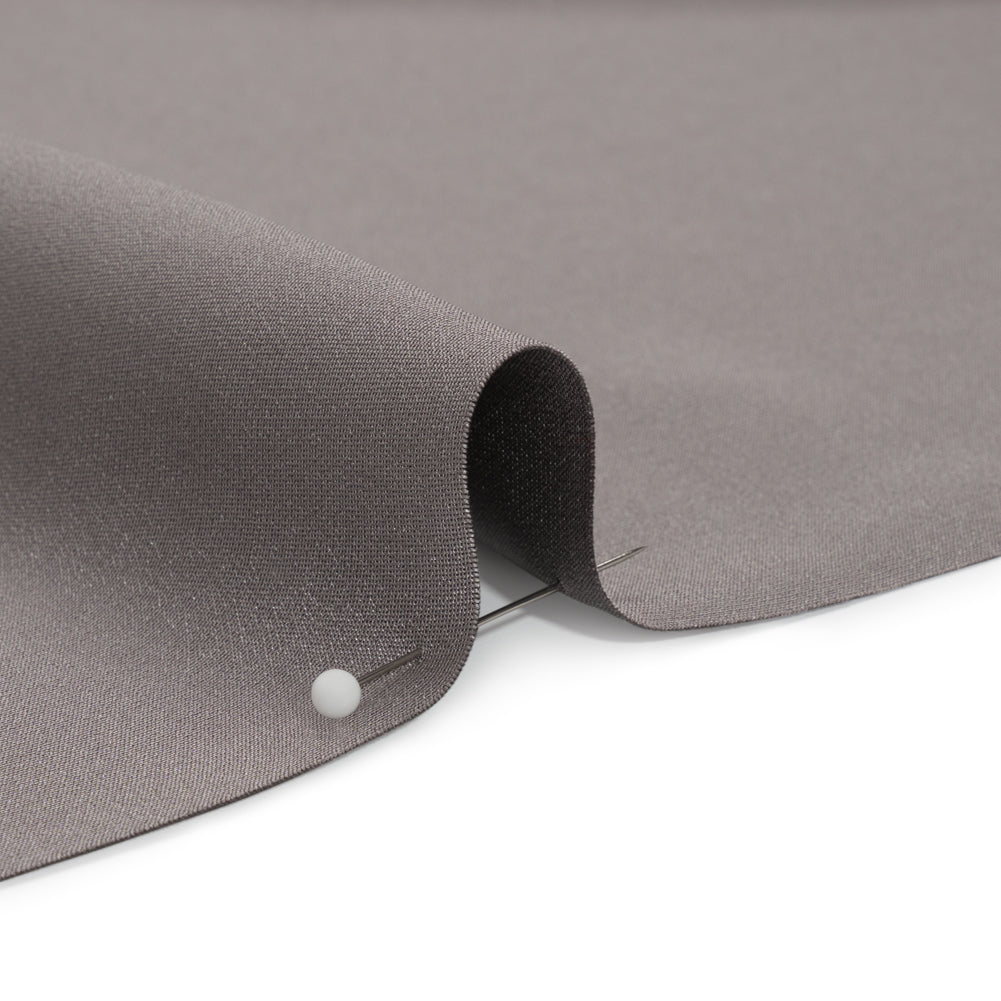 Silk 4-Ply Crepe 44" - Dark Silver - Premium Collection