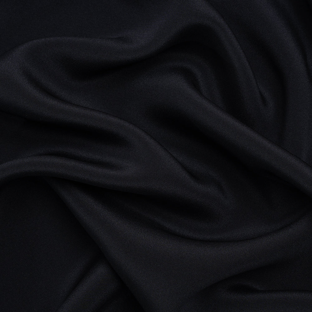 Silk 4-Ply Crepe 44" - Midnight - Premium Collection