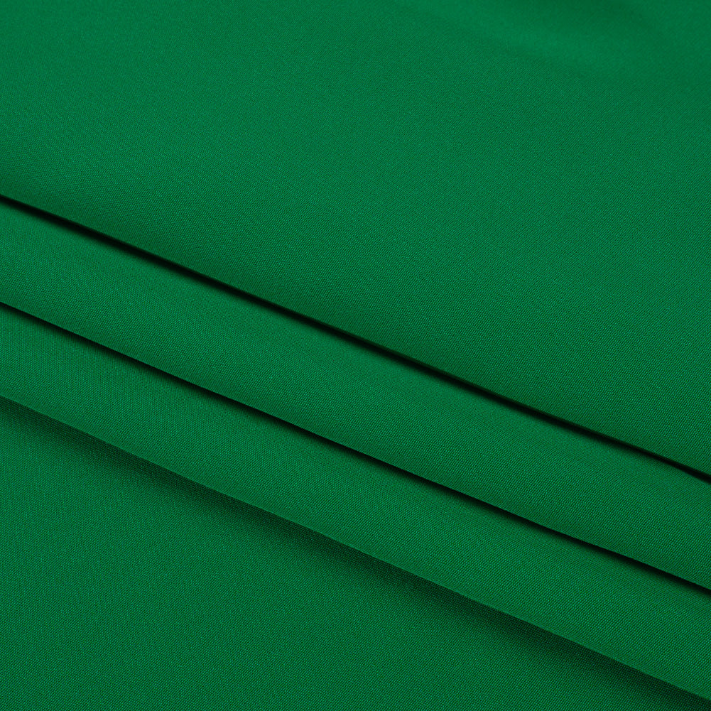 Silk 4-Ply Crepe 44" - Kelly Green - Premium Collection