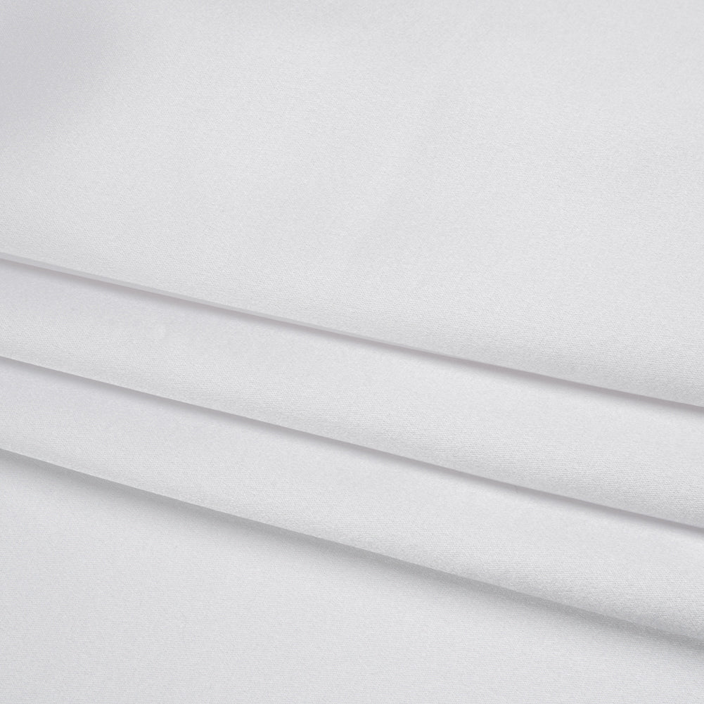 Silk Crepe Back Satin - Bright White - Premium Collection