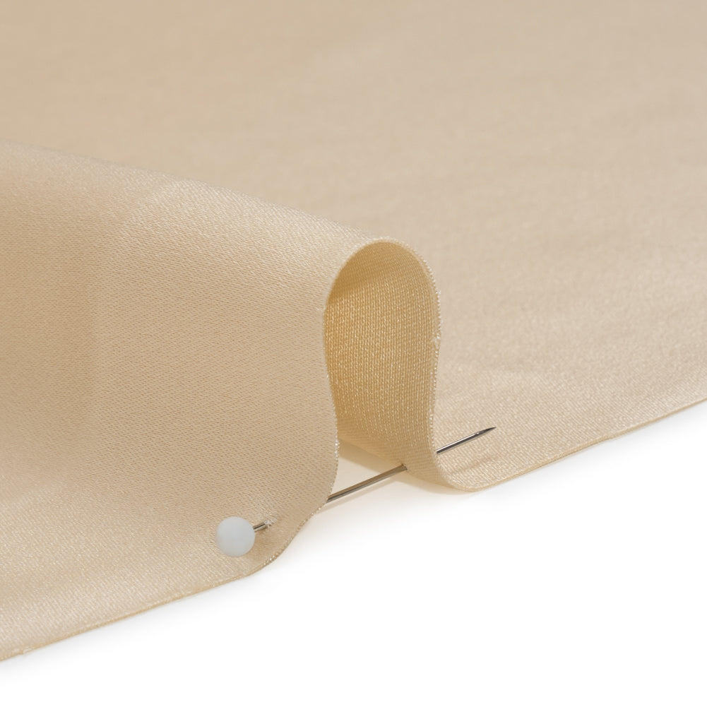 Silk Crepe Back Satin - Tapioca - Premium Collection