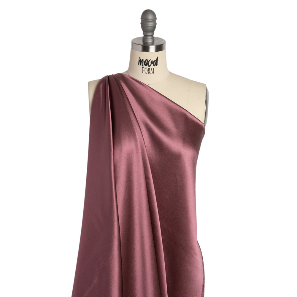 Silk Crepe Back Satin - Crushed Berry - Premium Collection