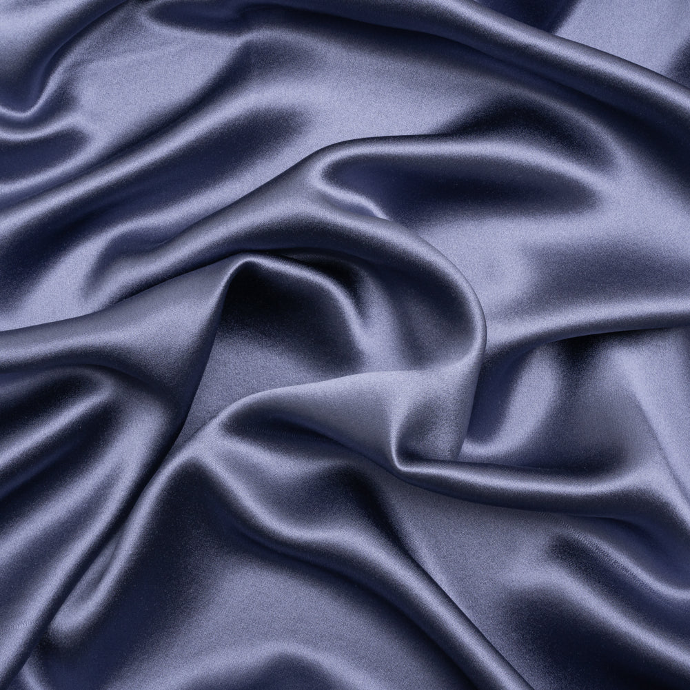 Silk Crepe Back Satin - Infinity Blue - Premium Collection