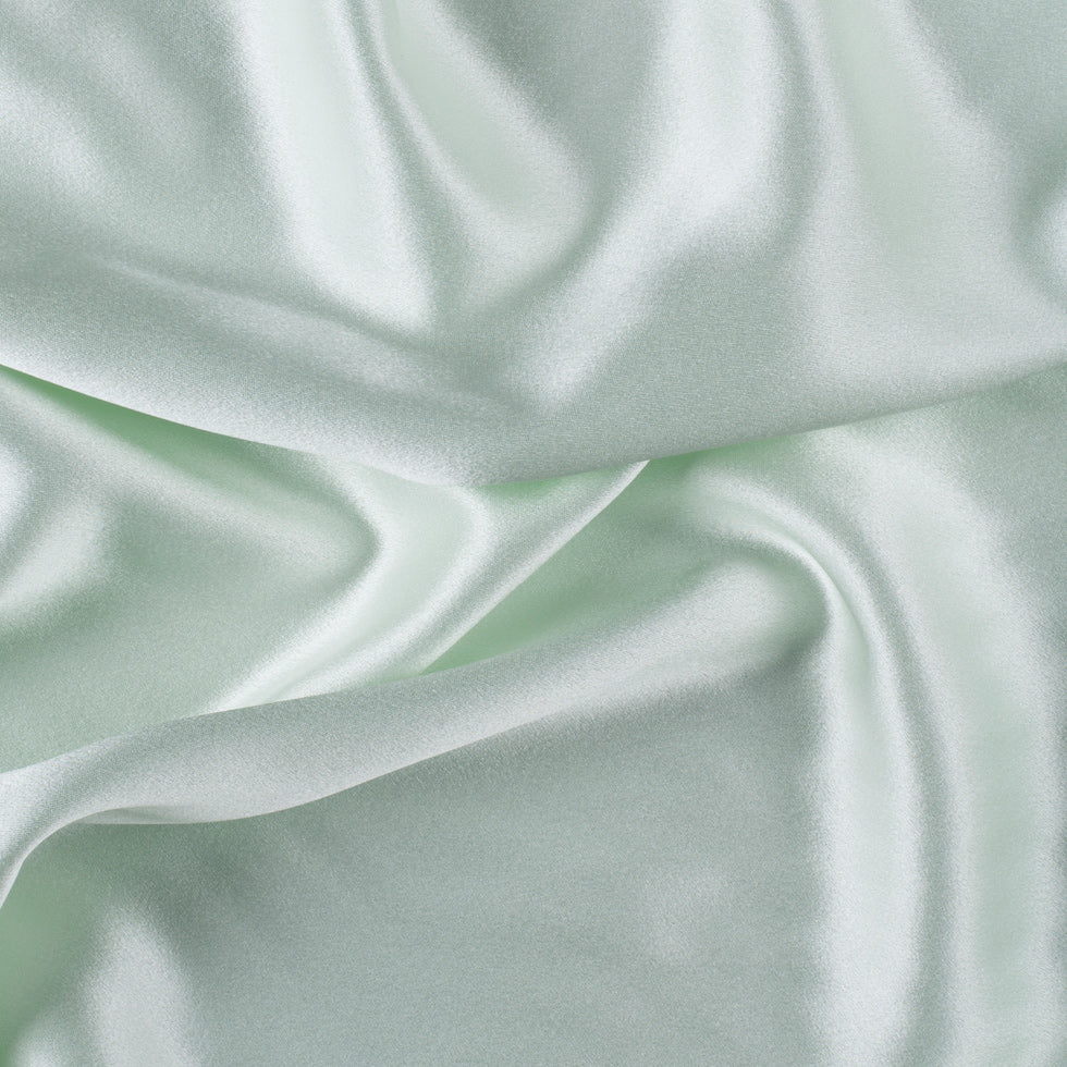 Silk Crepe Back Satin - Fairest Jade - Premium Collection