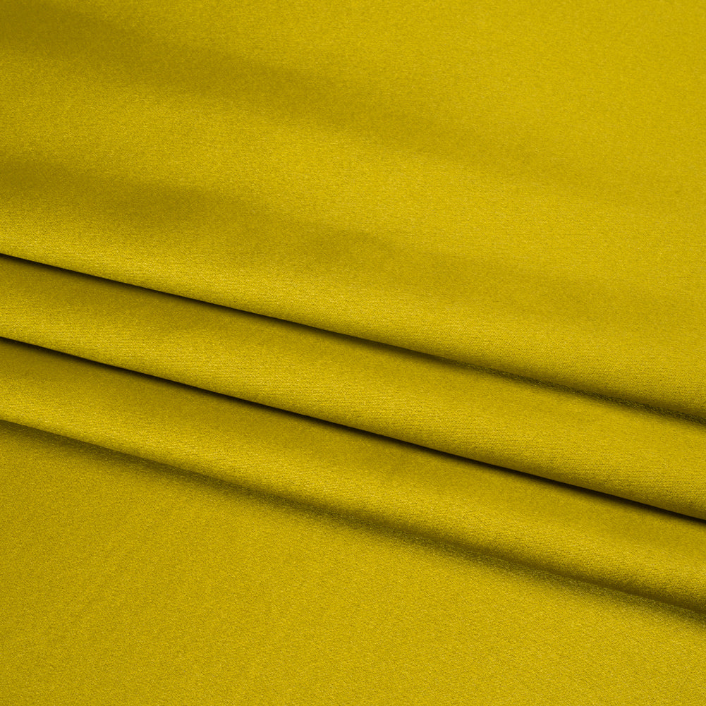Silk Crepe Back Satin - Warm Olive - Premium Collection