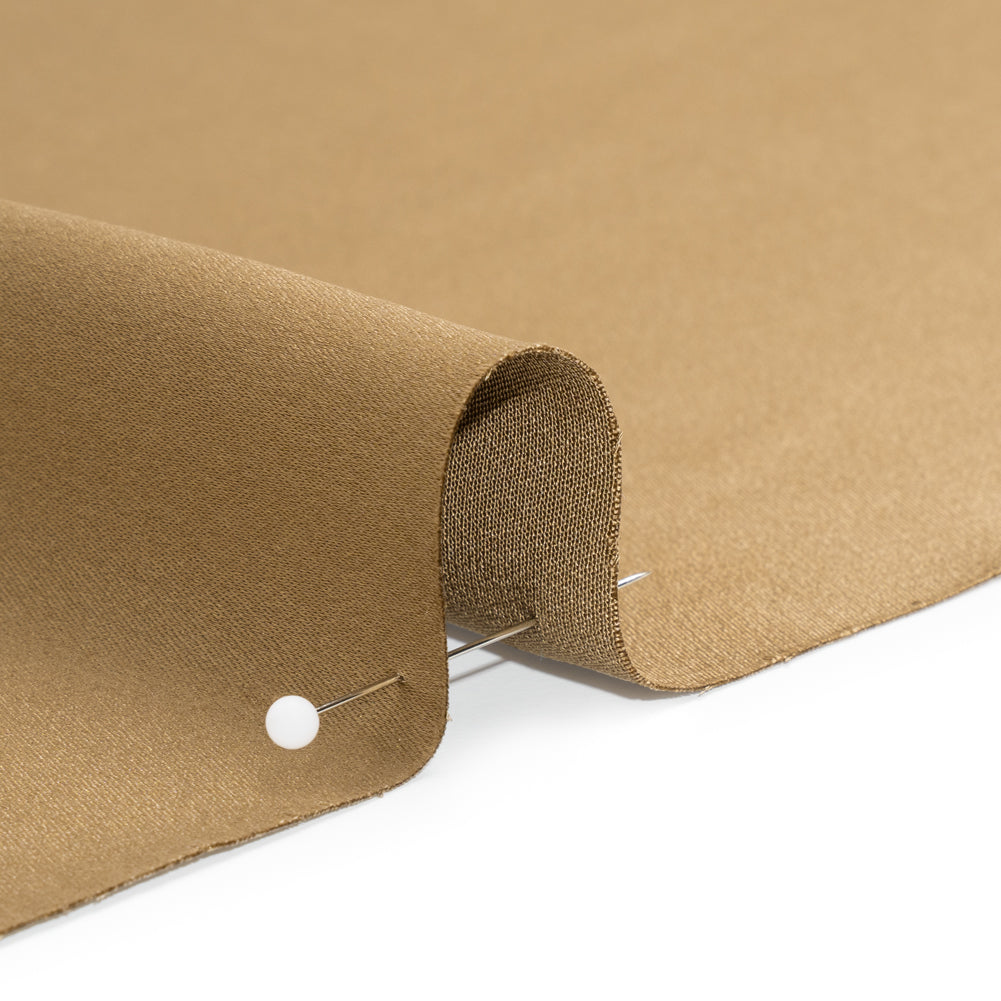 Silk Crepe Back Satin - Capers - Premium Collection