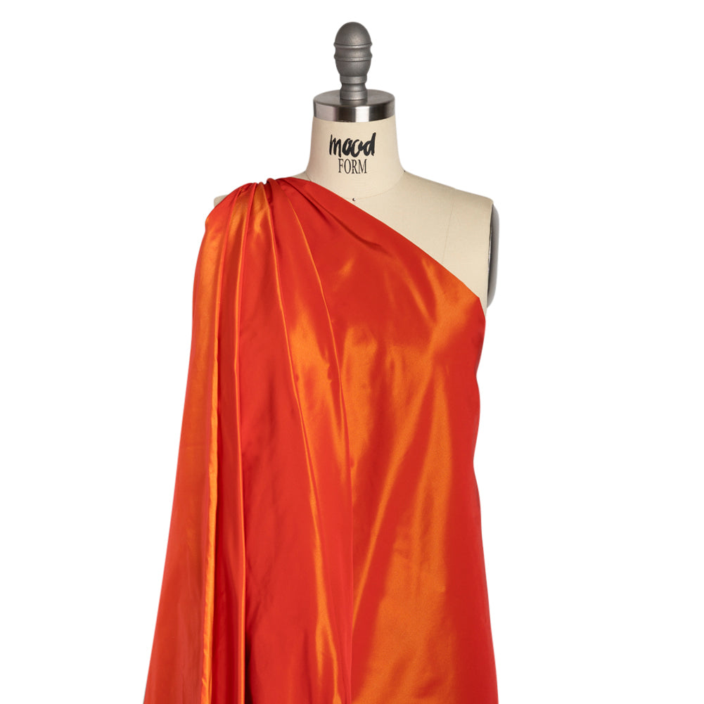 Polyester Taffeta Made in Italy - Fire - Premium Collection