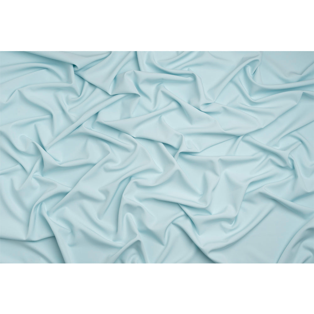 Stretch Recycled Polyester 4-Ply Crepe - Sky Blue - Premium Collection