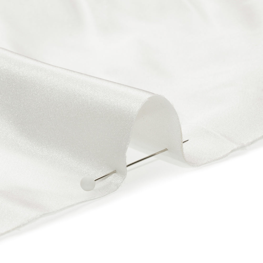 Silk Duchesse Satin - Whisper White - Premium Collection