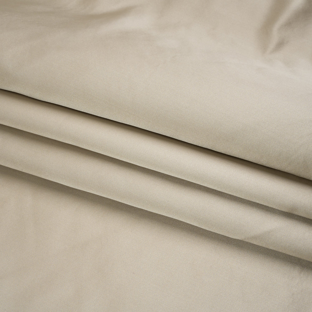 Silk Duchesse Satin - Candlelight Glow Gray - Premium Collection