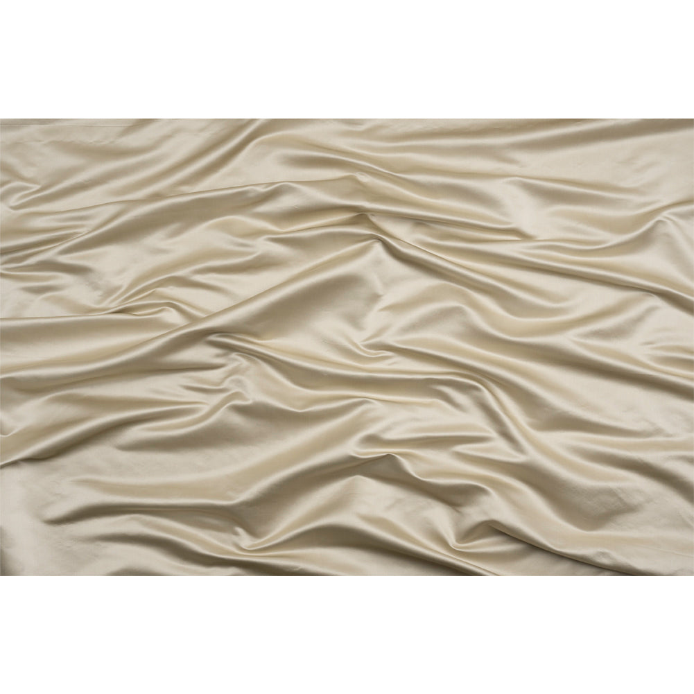 Silk Duchesse Satin - Candlelight Glow Gray - Premium Collection