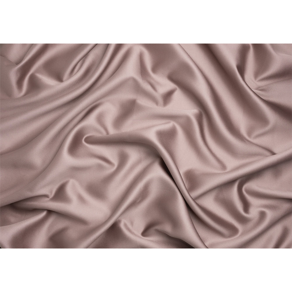 Polyester and Silk Mikado Pique Made in Italy - Deauville Mauve - Premium Collection