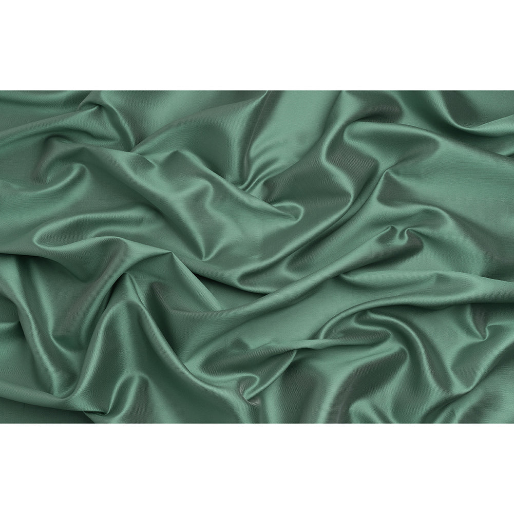 Polyester and Silk Mikado Pique Made in Italy - Beryl Green - Premium Collection
