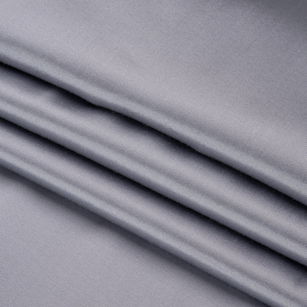 Silk Wool Twill - Dapple Gray - Premium Collection